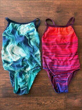 2 x TYR Diamondfit Womens Training Swim Suits size 26